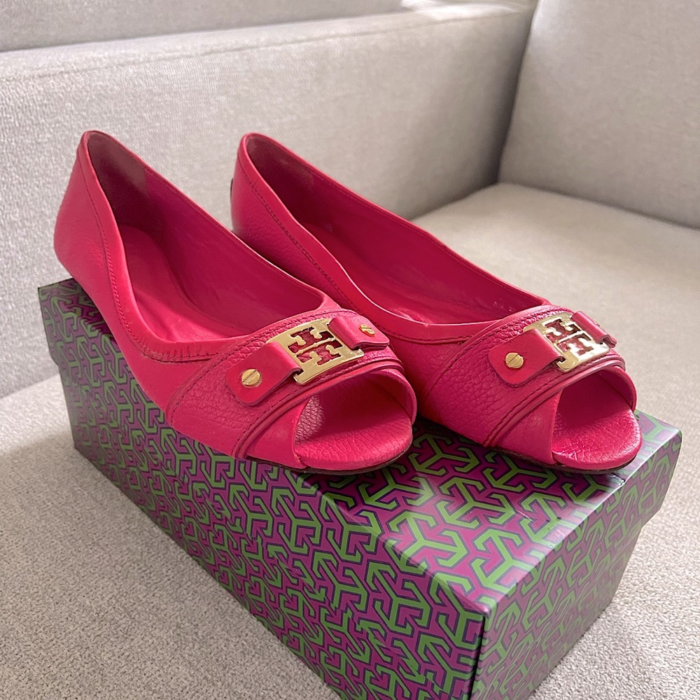 Tory Burch Pink Flats